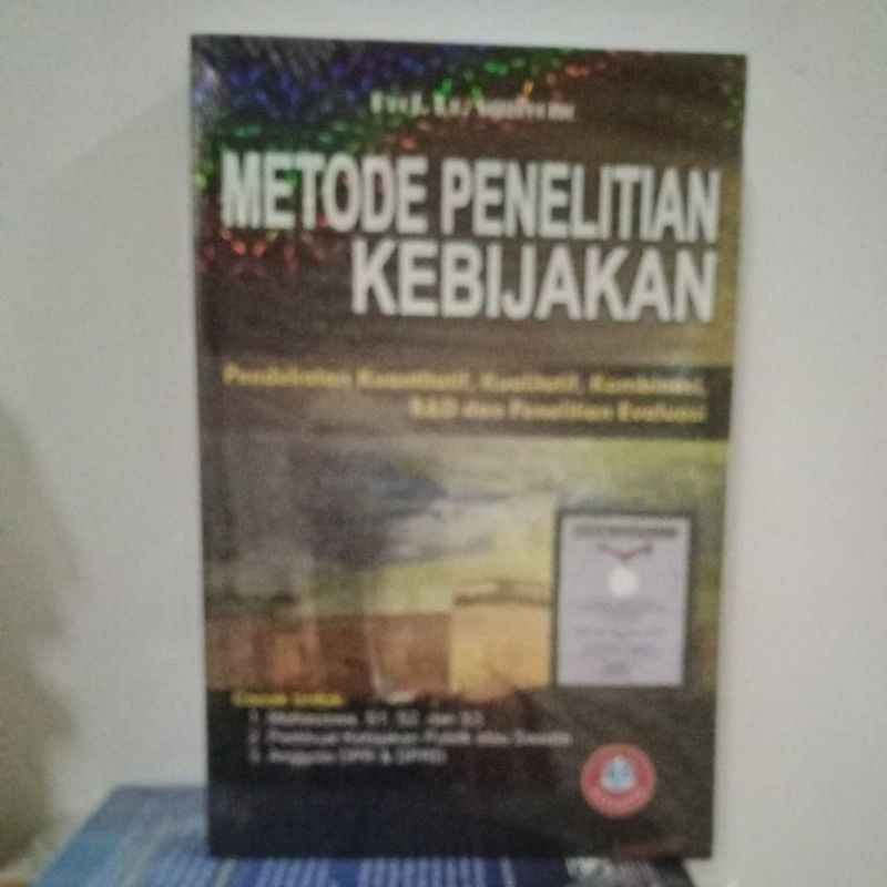 

metode penelitian kebijakan sugiyono