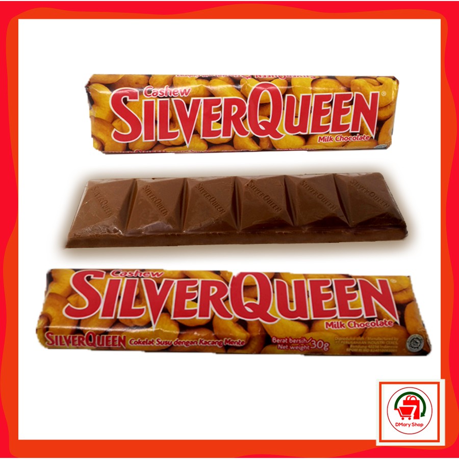 

Silverqueen Cashew Mente Milk Chocolate 25Gram