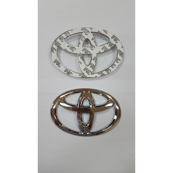 Logo Calya  Yaris lama CROME Uk.15cm