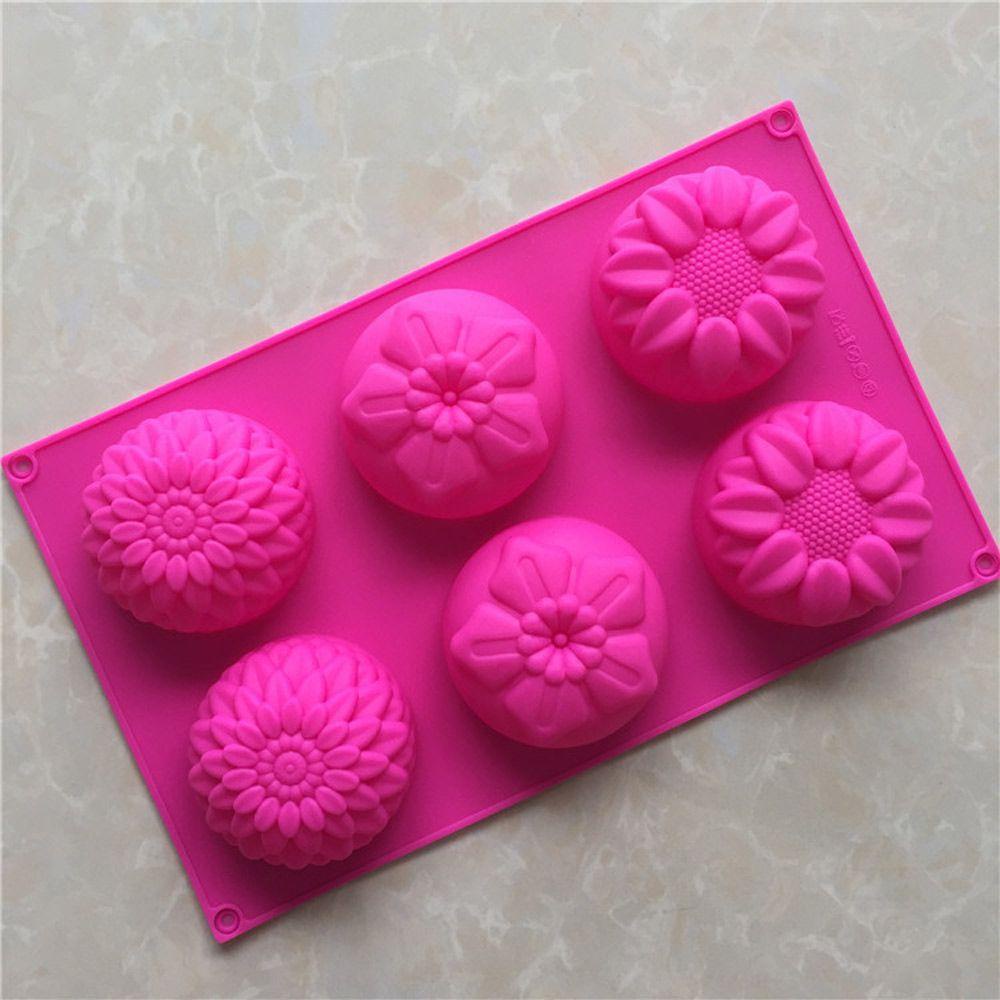 R-flower Silikon Sabun Cetakan 3D Membuat Perlengkapan Butterfly Flower DIY Craft Handmade Soaps Supplies