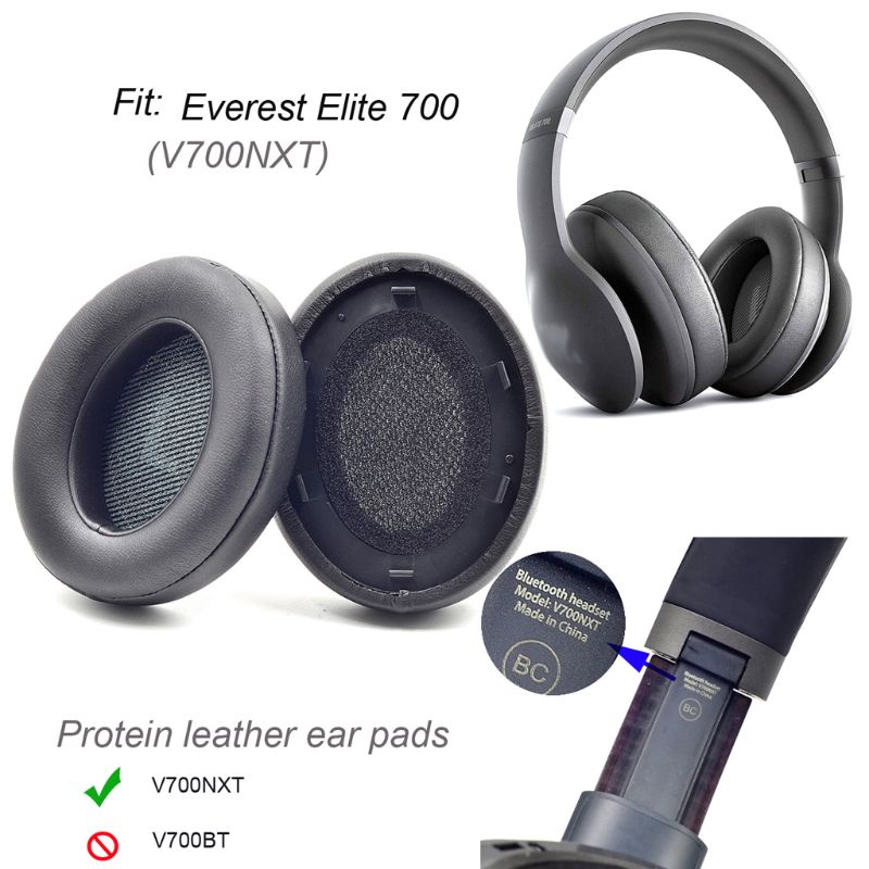 Bt 1pasang Ear Pad Cushion Earmuff Sarung Bantal Earphone Earpad Untuk Kulit V700NXT