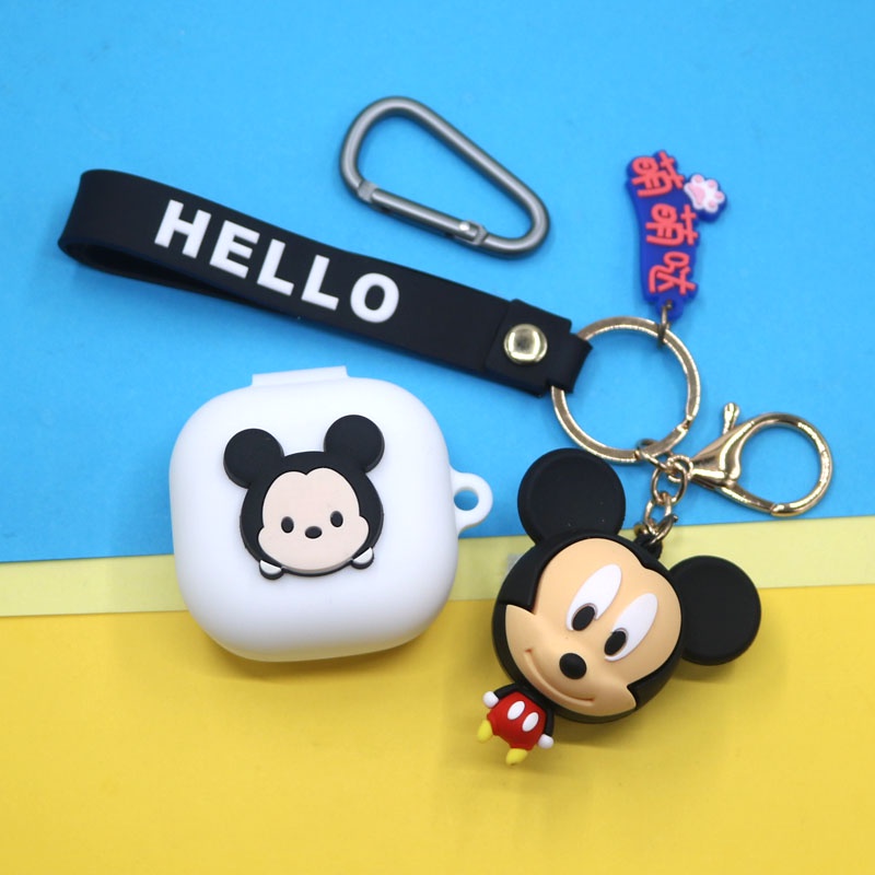 Case Pelindung Earphone Wireless Bluetooth Desain Minnie Untuk Samsung Galaxy Buds Live / Buds Pro