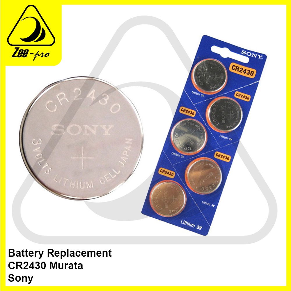 CR2430 Sony Replacement Baterai Dive Computer Murata Battery Kit Selam