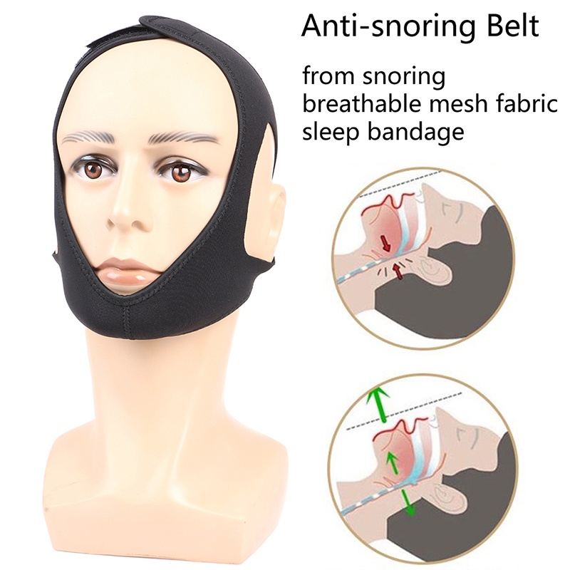 Sabuk Anti Ngorok/Anti Snoring Chin Strap/Sabuk Tidur Anti Ngorok/Triangle Anti Snore Strap