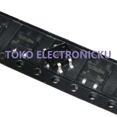 MB10s 0.5A 1000V DIODA BRIDGE SMD SOP-4 Replace MB6S MB8S BG10' tkelku2 Berkualitas