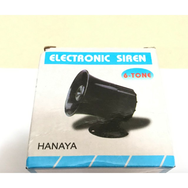 Sirene 6 Tone 6 Suara 12V 20W Sirine 6 tone