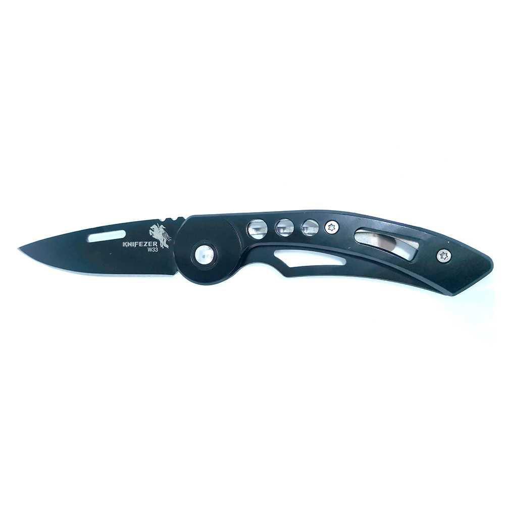 Pisau Saku Lipat Stainless Steel Mini- Portable Knife Survival Outdoor