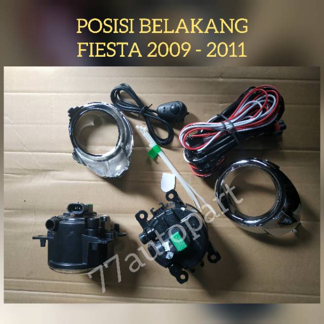 Lampu kabut foglamp fiesta 2009 2010 2011