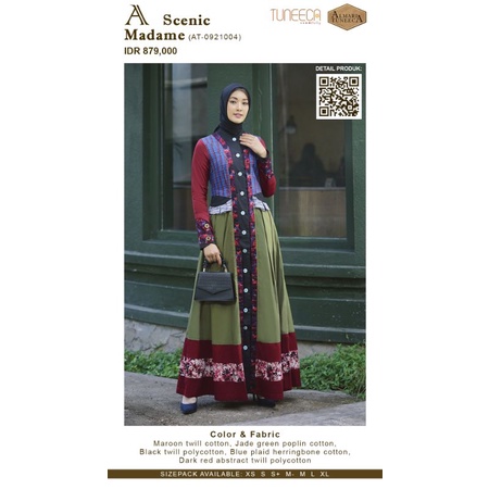 Almari Tuneeca AT-0921004 Pretiest Elegance Almari Diskon Sale Promo Gamis Long Dress