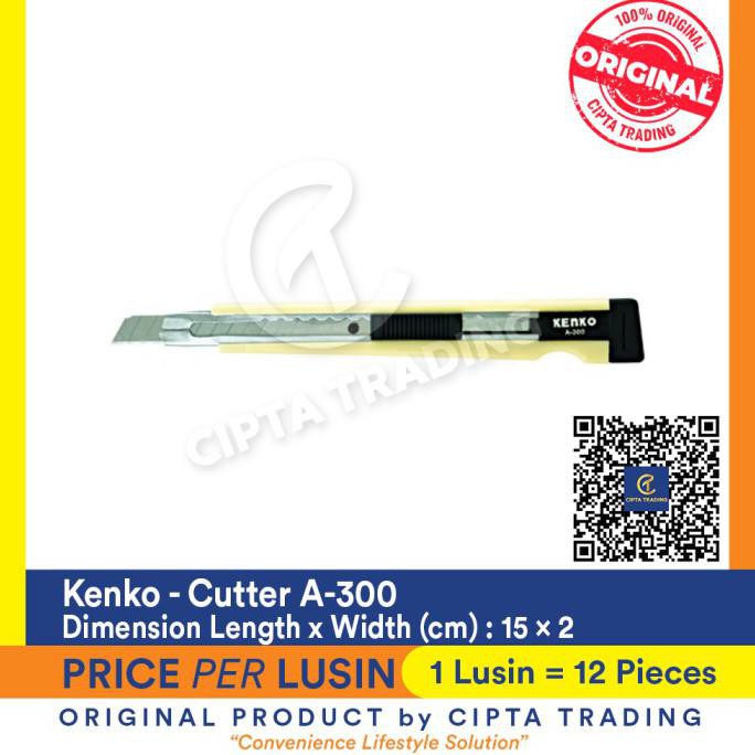 

[[BISA COD]] Cutter Kenko A-300 (Per lusin / Per dozen)