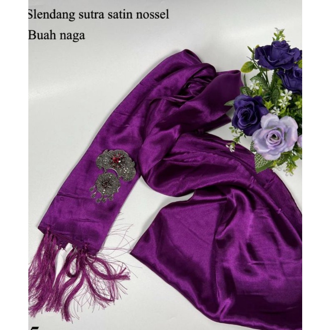 Selendang Bali satin sutra nossel-4