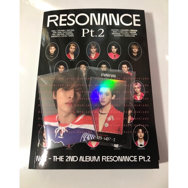 unsealed album nct 2020 resonance [ arrival ver ] pc sungchan arrival ac winwin