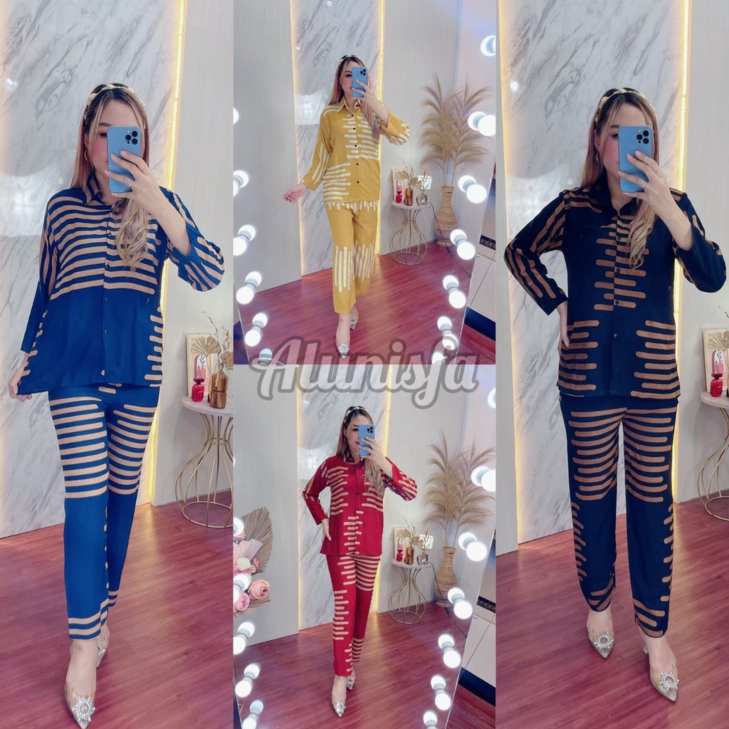 SETELAN RAYON DAILY ONE SET BAJU SETELAN WANITA KEKINIAN