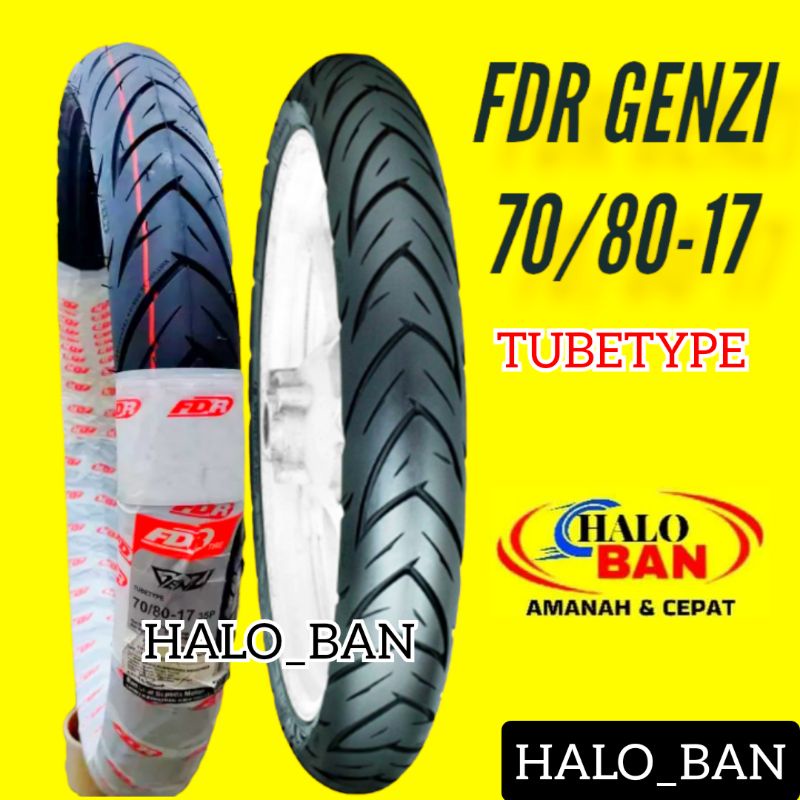 ban fdr genzi 70/80-17 non tubeless ban honda revo satria astrea vega jupiter ban ring 17 ban babylo