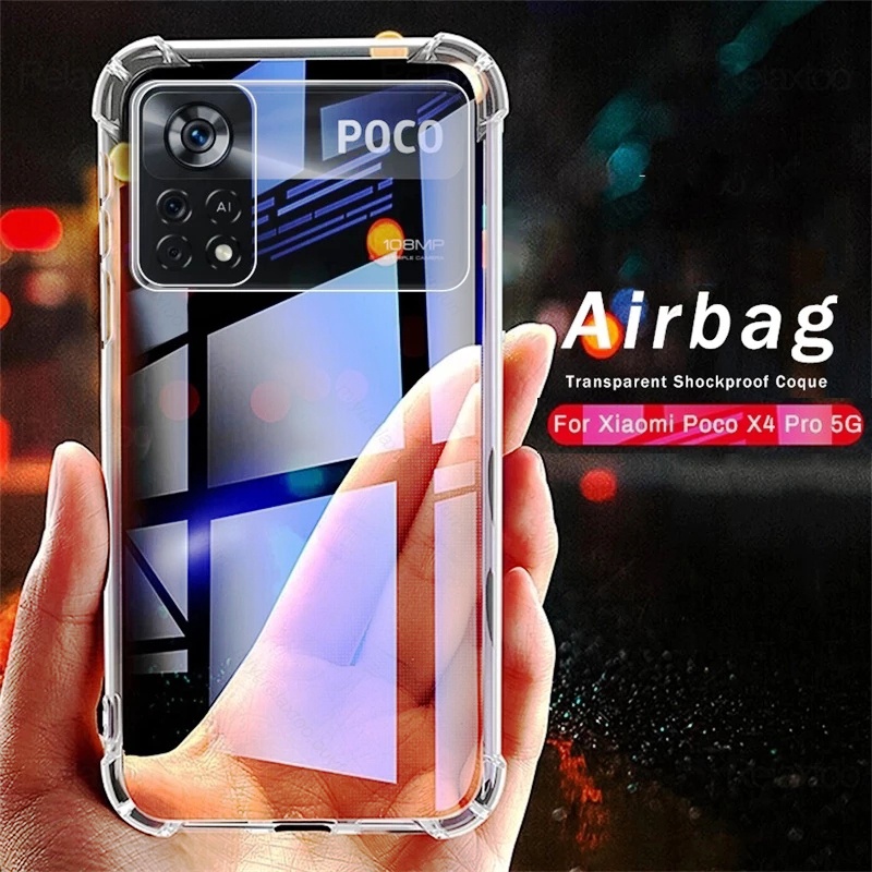 Soft Case Silikon Transparan Shockproof Cover Xiaomi POCO X4 Pro 5G