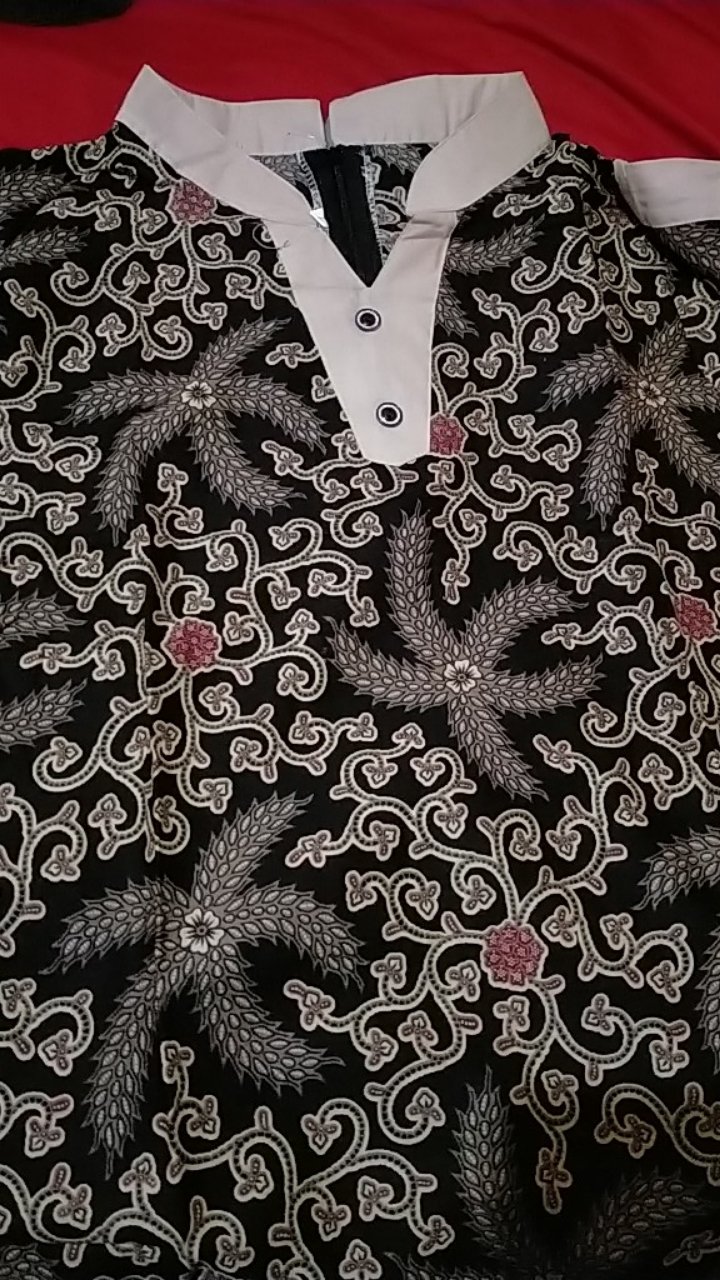 Batik Dolby Dolbi Dobby Doby Tenun Sutra Tulis Katun Atbm Baron Atasan Batik Wanita Sogan Srg308