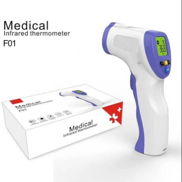 Termometer medical infrared F01 ( termometer tembak/ termometer infrared / termometer non-contact)