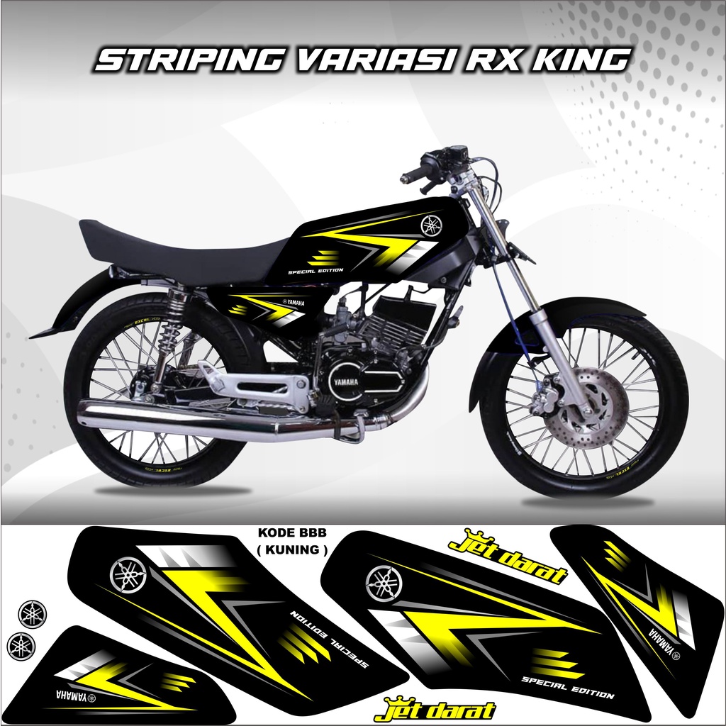 Sticker Rx King Variasi Stiker Striping Rx King Kode BBB