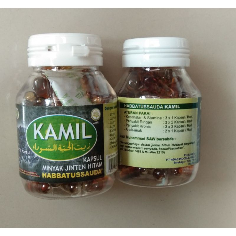 Kamil jinten hitam isi 70 kapsul kamil habbatussauda kamil habbatussauda oil