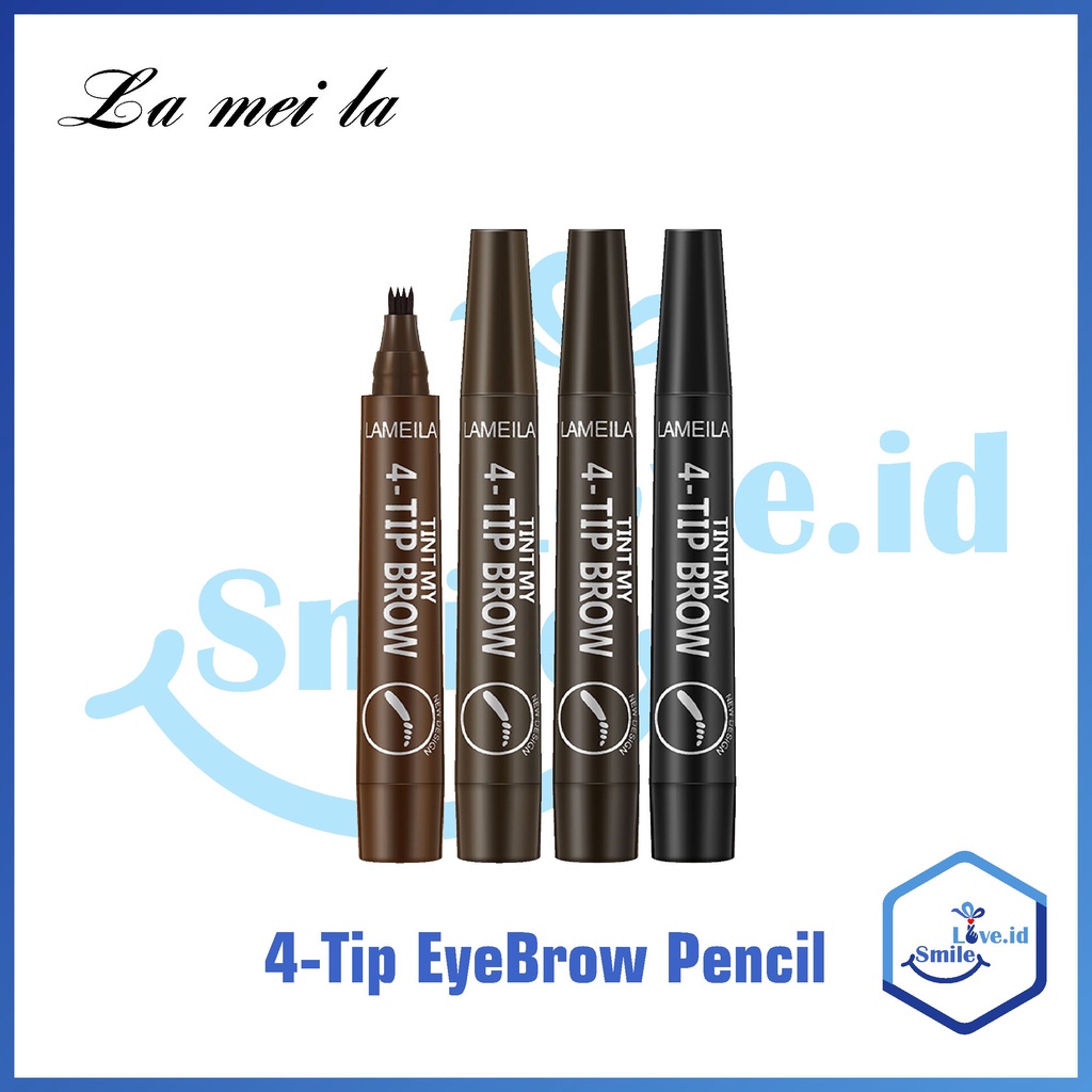 LAMEILA Eyebrow Waterproof Natural Eyebrow Pen Four-claw Eye Brow Tint Fork Tip Long Lasting L32