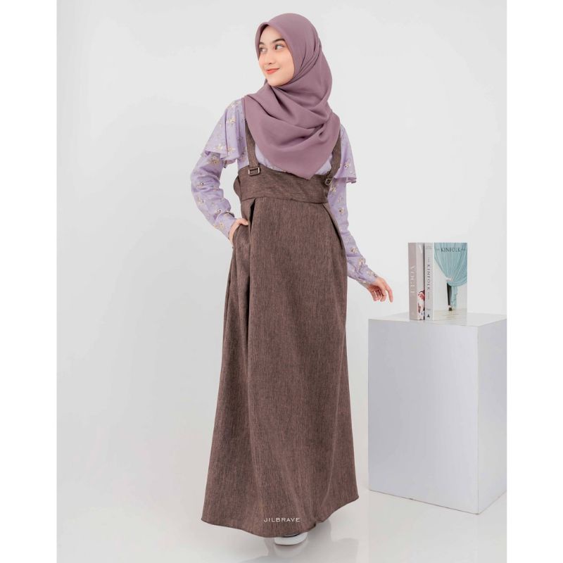 JILBRAVE - Qiana Overall _ Faezia Official Shop | Gamis overall populer dress