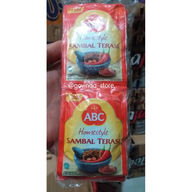 

SAMBAL TRASI ABC SASET 10PCS