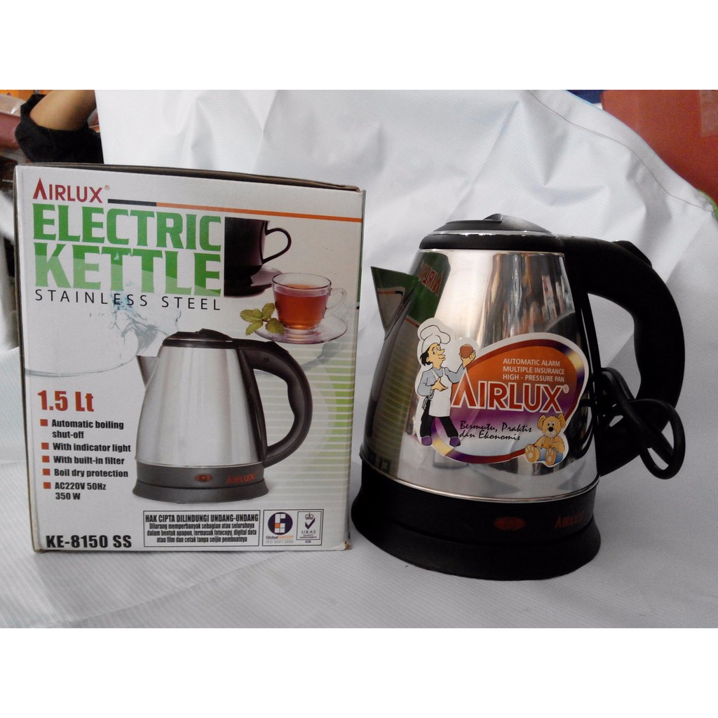 TERLARIS Electric Kettle Airlux Teko Listrik Pemanas Air Otomatis Pemasak Air TERBATAS