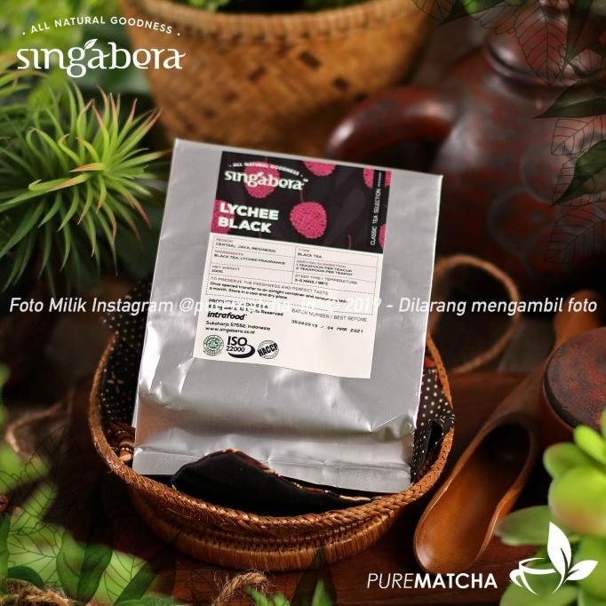 

[COD] Singabera - Lychee Black Tea 100gr Teh Hitam Leci Cafe Hotel Resto Tea [COD]