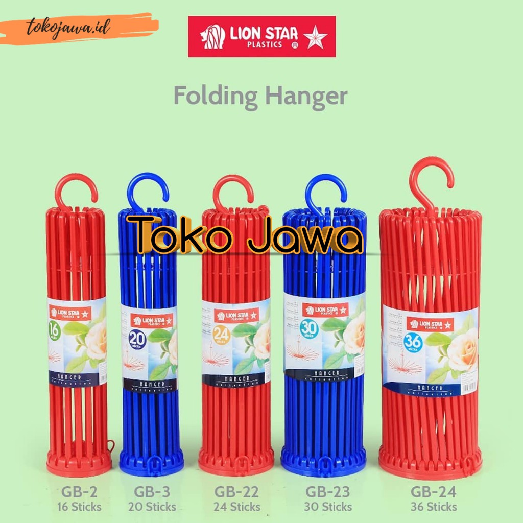 folding hanger lion star 20sticks