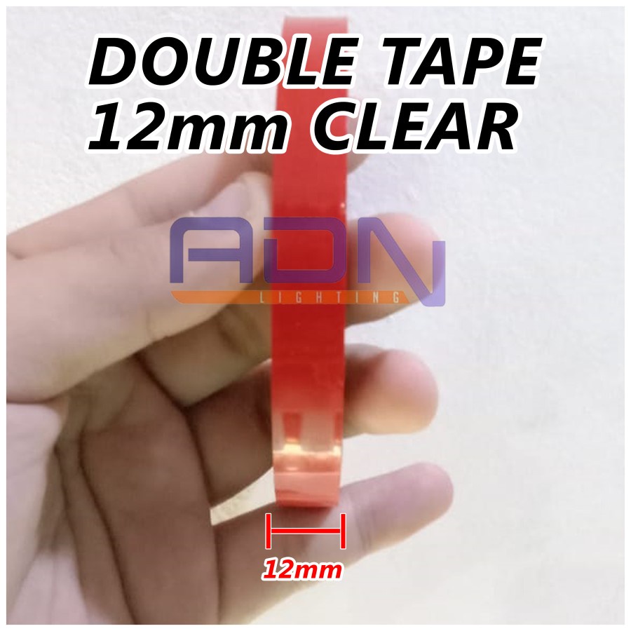 ADN.in PEREKAT DOUBLE TAPE 3M BENING CLEAR 12mm Akrilik