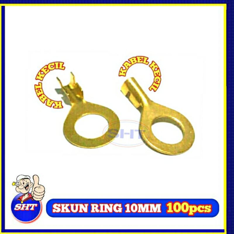 Skun Kabel 10mm Baut 14