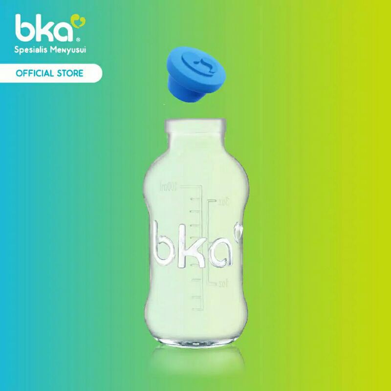 BKA Botol ASI Kaca 8pcs  Botol Susu Tempat Penyimpanan ASI Botol ASIP Botol Kaca ASI Botol Susu Kaca