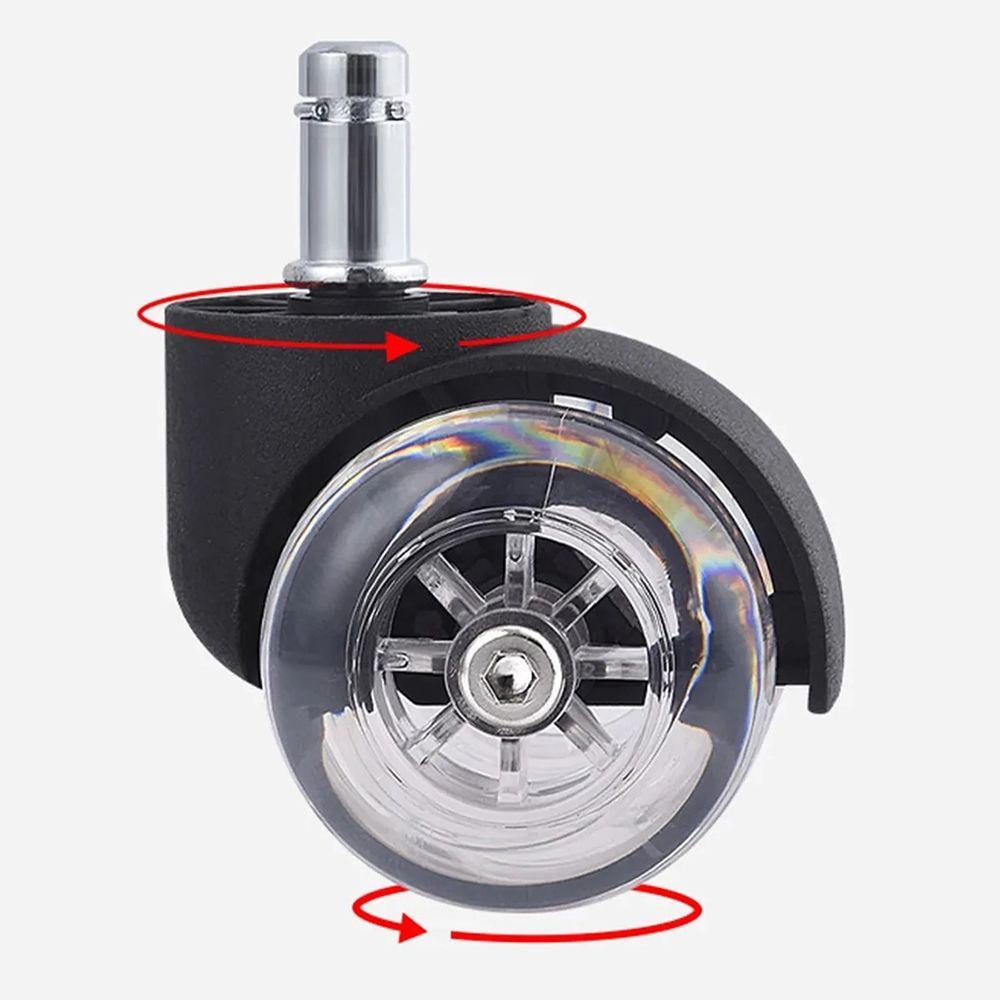 Wonder Kursi Caster Soft Rollers Roda Karet Pulley Furniture Caster