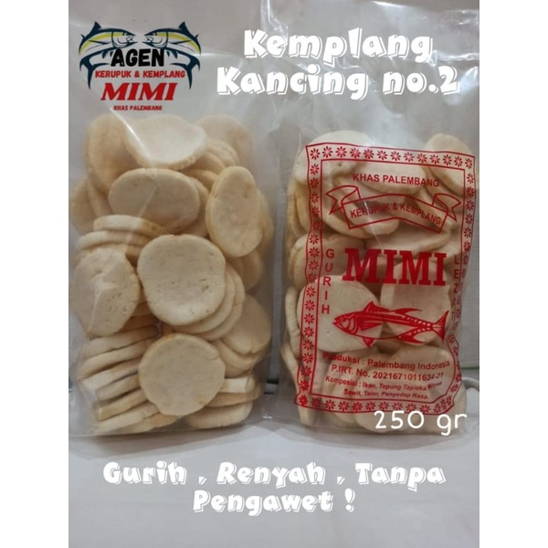 

KEMPLANG KANCING AL ( KUALITAS NO 2) IKAN TENGGIRI KHAS PALEMBANG 250GR
