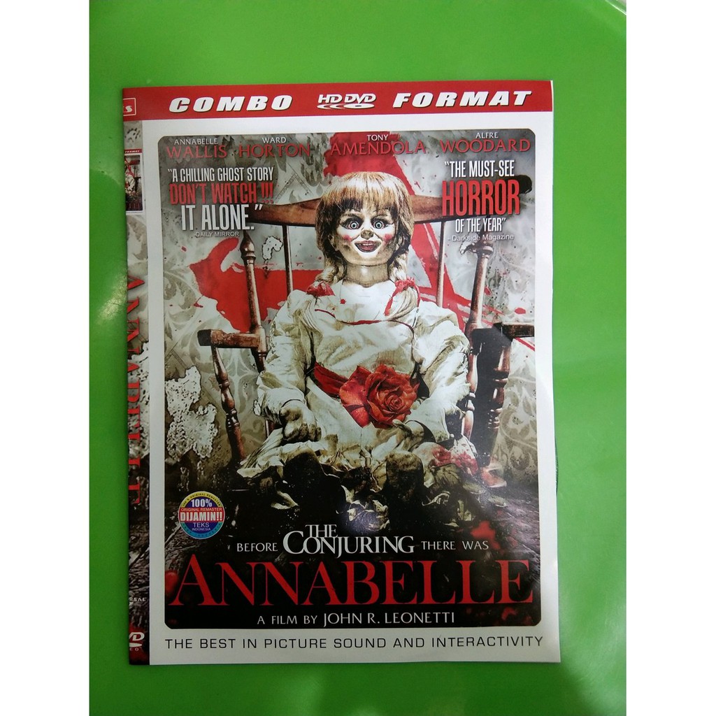 PROMOO DVD film horor boneka serem ANNABELLE