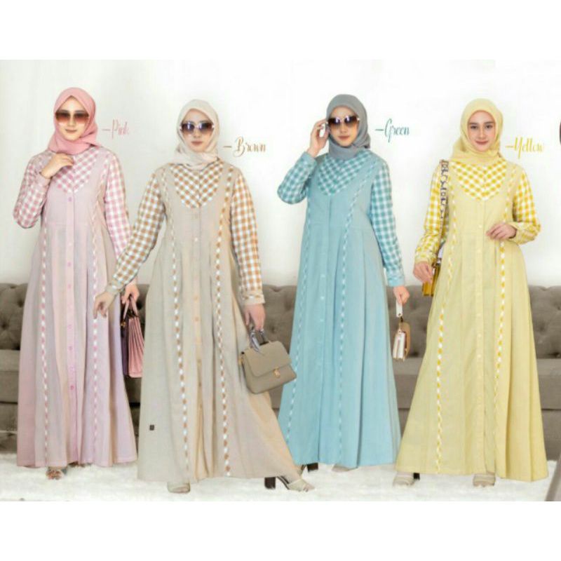 GAMIS ENDOMODA ELIZA COLLECTION YELLOW PINK GREEN BROWN