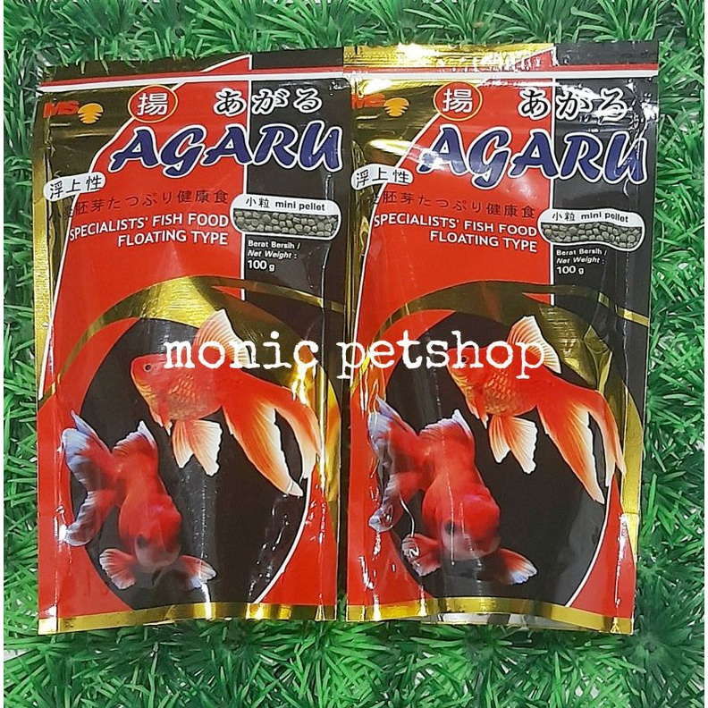 Makanan ikan AGARU (floating) 100gr