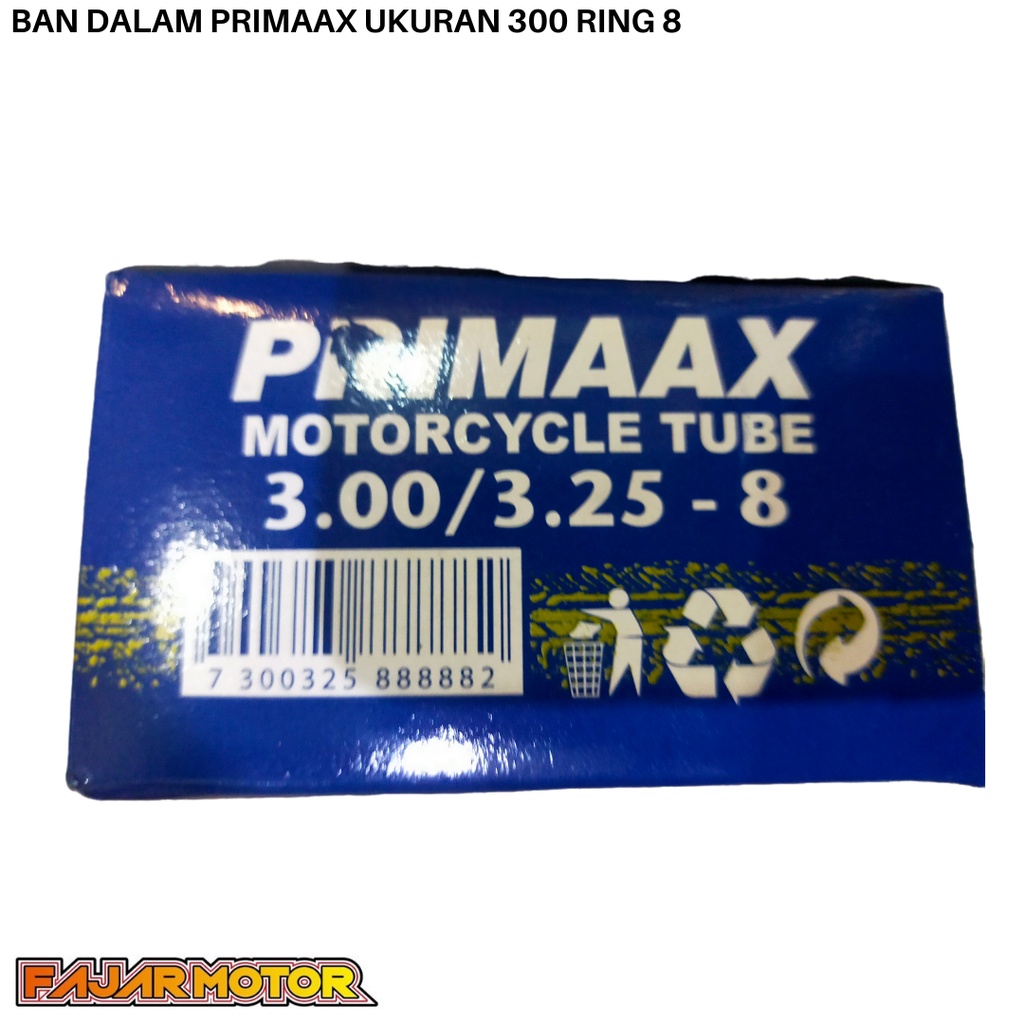 BAN DALAM ANGKONG ARCO 300 RING 8 PRIMAAX 300/325-8 PRIMAX SORONG GEROBAK TUKANG BANGUNAN 300-8 RING 8 BAN 300 RING8