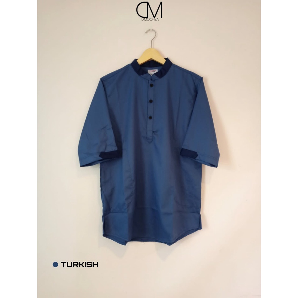 KOKO KURTA DEWASA LENGAN PENDEK POLOS TERBARU DAN TERLARIS/FASHION MUSLIM PRIA/BAHAN KATUN TOBOYO PREMIUM/ M L XL/BISA COD