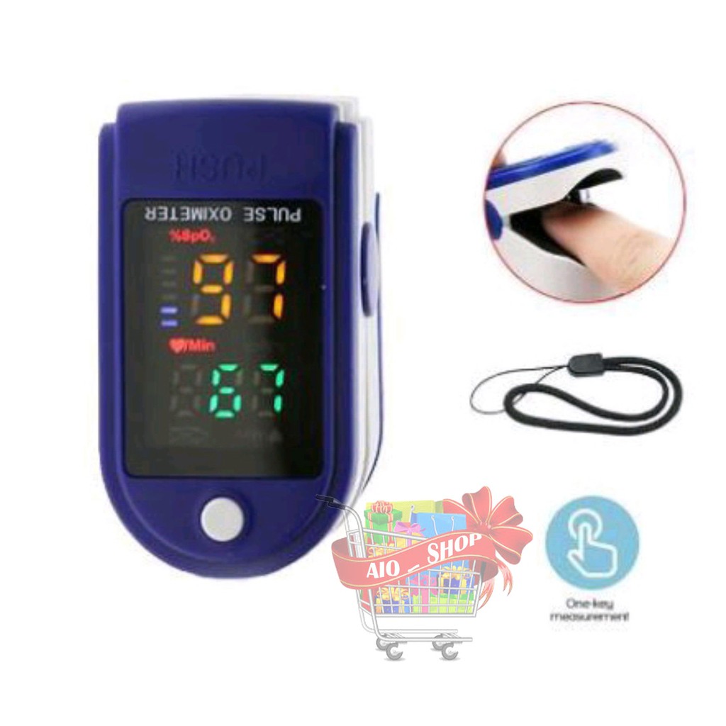 AIO SHOP-Oximeter Fingertip Pulse LK87 Oximeter Oksimeter Fingertrip Pulse Alat Ukur Kadar Oksigen
