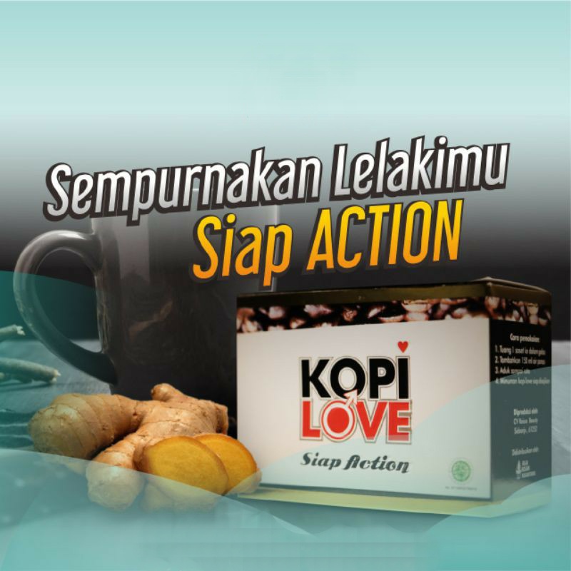 KopiLove Kopi Rempah Kolagen - Kopi Love Herbal Kesehatan - Kopi Hitam