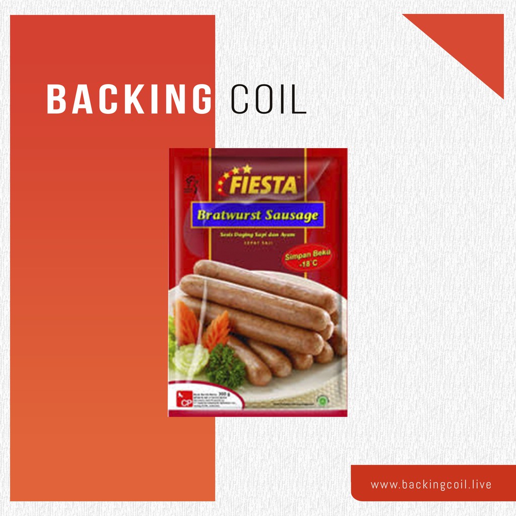 

FIESTA BRATWURST SAUSAGE 300 GR SELLER (Khusus - Gojek Bali)