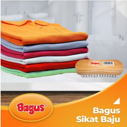 BAGUS Sikat Baju/Pakaian Sikat Kayu Tipe 930