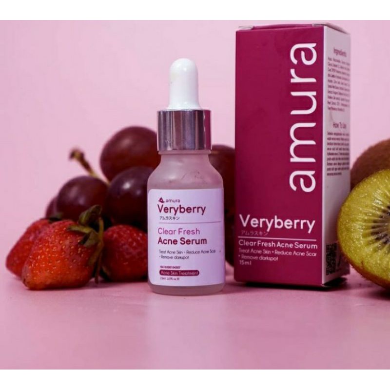 AMURA ACNE SERUM BPOM ORIGINAL ( KEMASAN BARU)