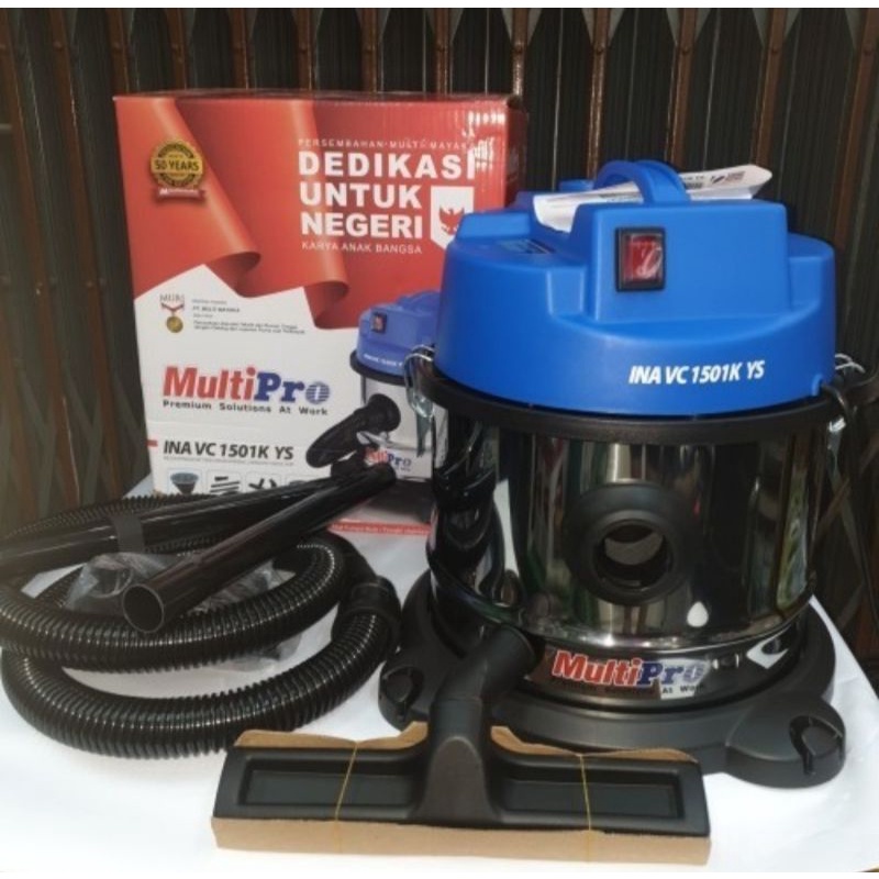 multipro INA VC1501K YS vacuum cleaner 15 liter mesin sedot debu VC 1501K