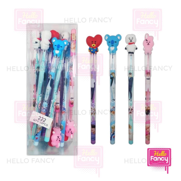 

GAM&^% PENSIL BENSIA ANAK KARAKTER BTS G-222 $e>