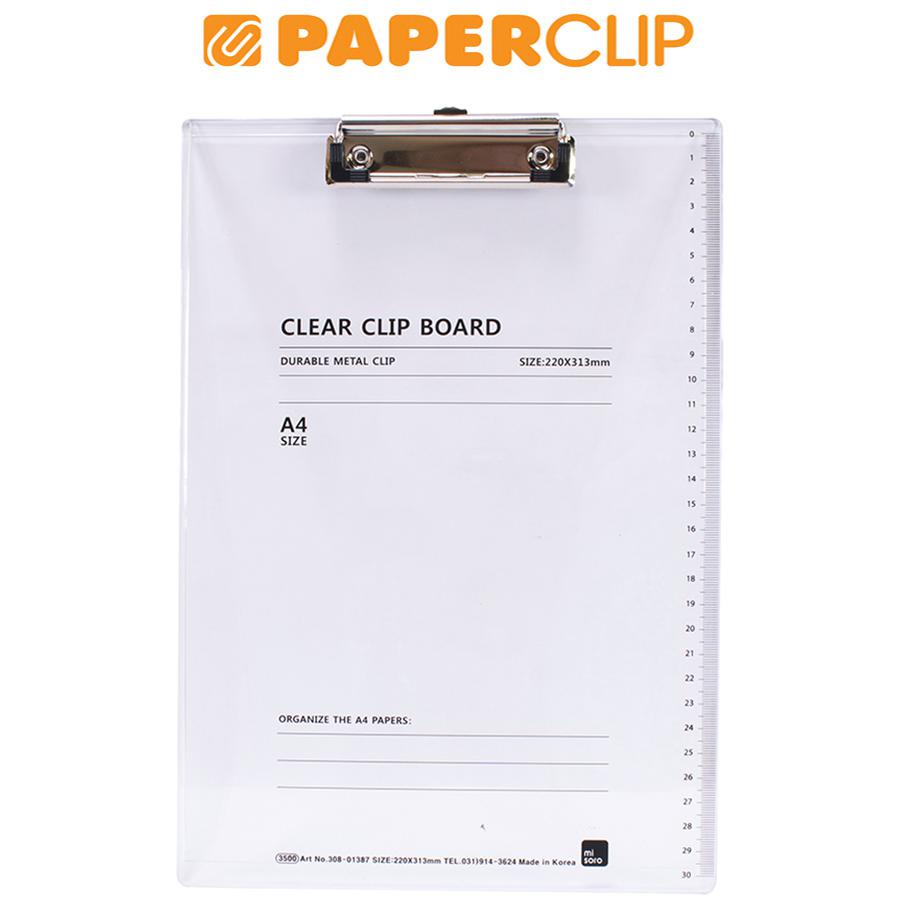 

MISORO Clip Board Clear 308-01387