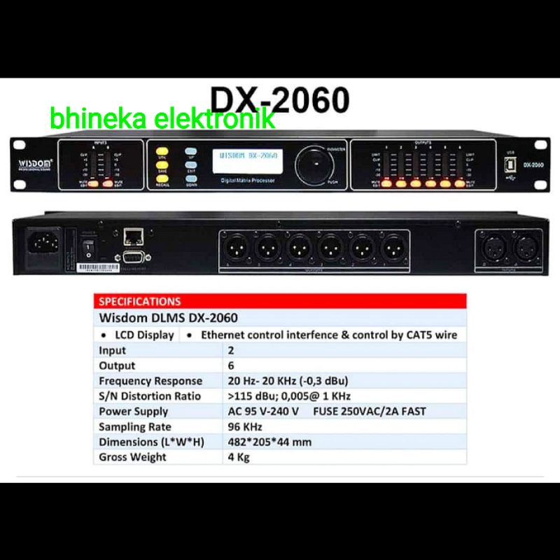 speaker manegement Wisdom DX 2060 dx2060 original