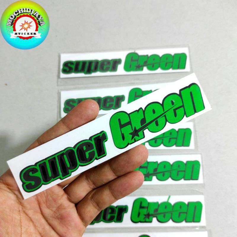 

STIKER CUTTING SUPER GREEN TERBAIK