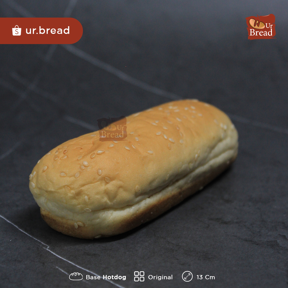 Roti Hotdog Original 13cm | Base Hotdog (Long Burger) 13cm Original